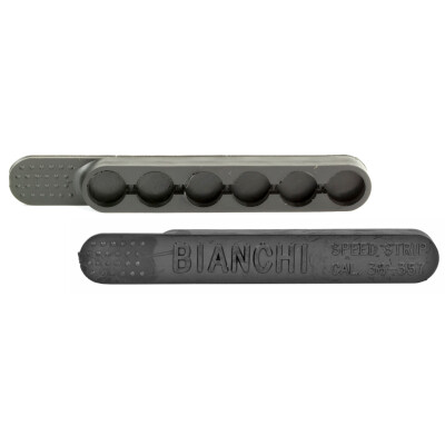 Bianchi .38/.357 Caliber Speed Strips, 6 Rounds, Black, 2 Pack