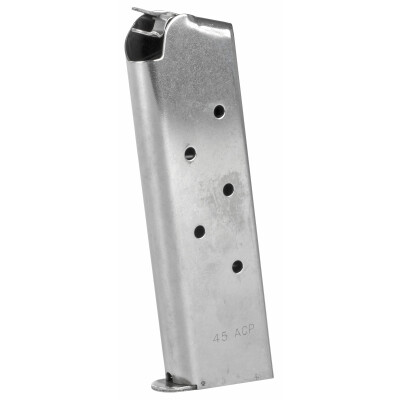 Springfield Armory 1911 Full Size .45 ACP Magazine 7 Rounds Stainless Steel PI4520