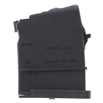SGM Tactical SAIGA Rifle 10 Rounds Magazine .223 Remington Polymer Matte Black
