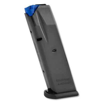 Mec-Gar CZ 75B/85B/SP-01/Shadow 9mm Magazine 10 Rounds Blued Steel MGCZ7510B