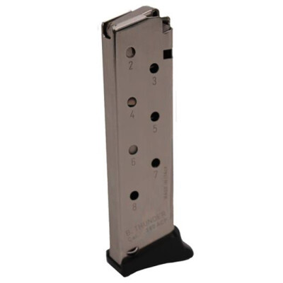 Mec-Gar Bersa Thunder .380 ACP Magazine 8 Rounds Steel Nickel MGBT3808N