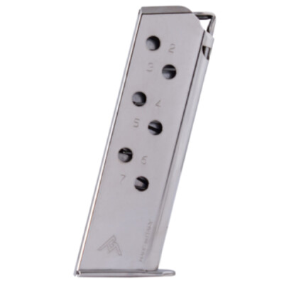 Mec-Gar Walther PPK/S 7 Round Magazine .380 ACP Carbon Steel Tube Nickel Finish