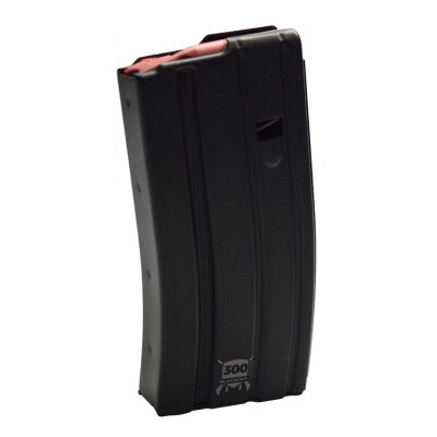 D&H Tactical AR-15 .300 Blackout 20 Round Aluminum Magazine With D&H Red Follower Black Anodized
