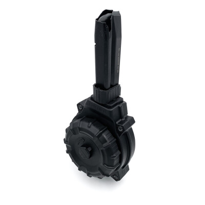 ProMag Mossberg MC2 9mm Drum Magazine 50 Rounds Polymer Black
