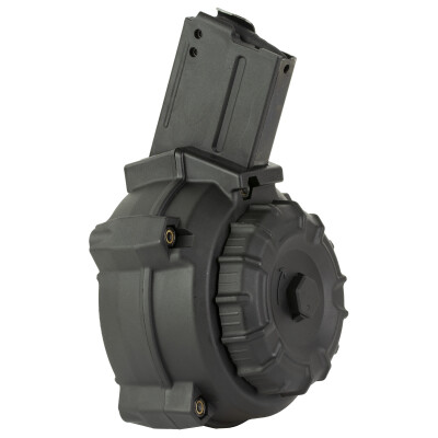 ProMag Ruger Mini-30 7.62x39 Drum Magazine 50 Rounds Polymer Black
