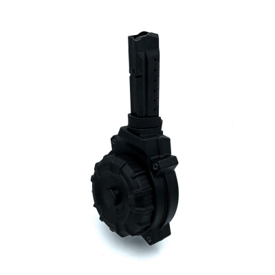 ProMag Savage Stance 9mm Pistol Drum Magazine 50 Rounds Polymer Black