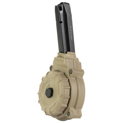 ProMag Sig Sauer P320 9mm Pistol Drum Magazine 50 Rounds Polymer FDE
