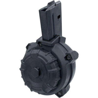 Promag AR-15 7.62x39mm Drum Magazine 50 Rounds Polymer Black