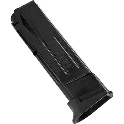 SIG Sauer SP2022/SP2009/SP2340 Magazine 9mm Luger 10 Rounds Stainless Steel Black MAG-2022-9-10 