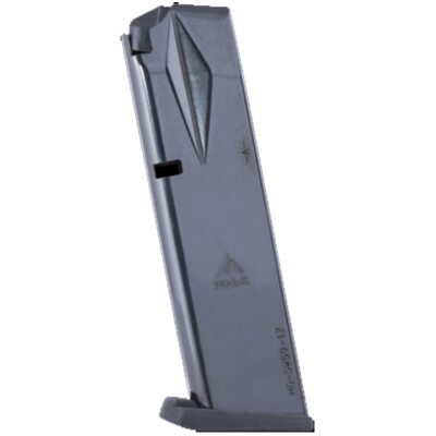Mec-Gar Smith & Wesson 5906 Series Magazine 9mm Luger 17 Round Capacity Steel Tube Polymer Floor Plate Blued