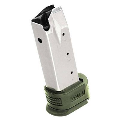 Springfield XD Sub-Compact Magazine 9mm Luger 16 Rounds Stainless Steel OD Green X-Tension XD0933