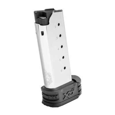 Springfield Armory XD-S Magazine .45 ACP 6 Rounds Mid Sleeve Stainless Steel XDS5006