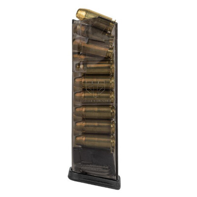 Elite Tactical Systems Pistol Magazine .40 S&W 16 Rounds For Glock 22 Carbon Smoke