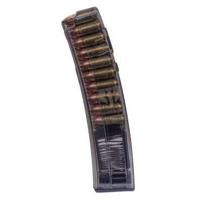 Elite Tactical Systems Pistol Magazine 9mm Luger 20 Rounds For H&K MP5 Carbon Smoke