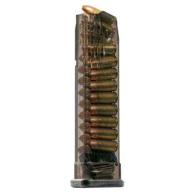 Elite Tactical Systems Pistol Magazine 9mm Luger 21 Rounds For S&W M&P9 Carbon Smoke