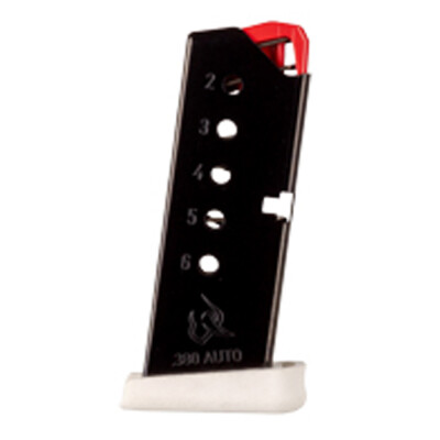 Taurus Spectrum 6 Round Magazine .380 ACP White Basepad