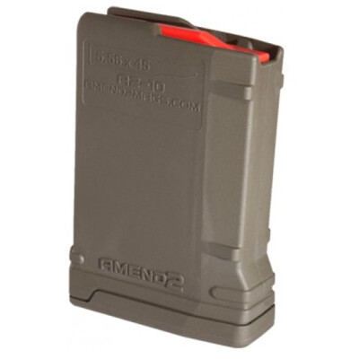Amend2 AR-15 10 Round Magazine Mod-2 .223 Remington/5.56 NATO OD Green  556MOD2ODG10