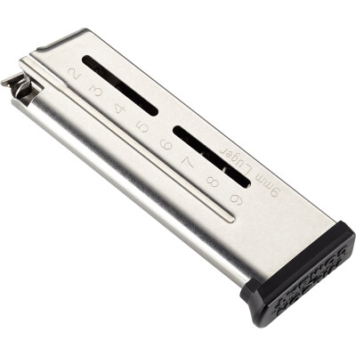 Wilson Combat 1911 9 Round Elite Tactical Magazine 9mm Compact with ETM Base Pad