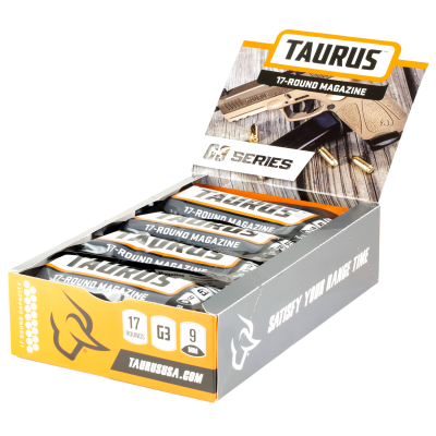Taurus G3 Magazine 12 Pack 9mm Luger 17 Rounds Steel Black