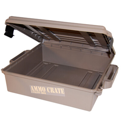 MTM Case-Gard Ammo Crate Utility Box Storage O-Ring Seal High Impact Polypropylene Plastic Flat Dark Earth ACR5-72