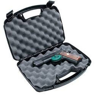 MTM Case-Gard Single Handgun Hard Case 2 Snap Latches 13" Plastic Black 807-40