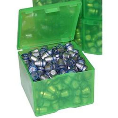 MTM Case-Gard Cast Bullet Box Polymer Clear Green Cast 1-16