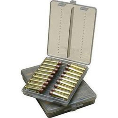 MTM Case-Gard Handgun Ammo Wallet .44 Magnum Caliber Holds 18 Rounds See-Thru Smoke Tint Finish