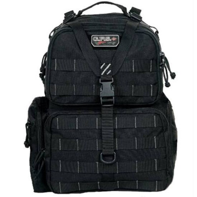 G Outdoors Tactical Range Backpack Waist Strap Nylon Black GPS-T1612BPB