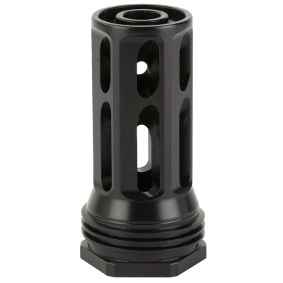 HUXWRX Flash Hider-QD 762/.30 Caliber 5/8x24 Thread Pitch Black