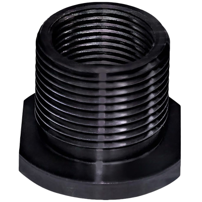 Banish 1/2x28 to 5/8x24 Thread Adapter Steel Black