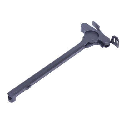 Guntec AR-15 Ambidextrous Charging Handle Extended Latch Aluminum Black 