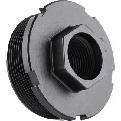 Dead Air Silencers HUB Direct Thread Fixed Mount 1/2x28 Steel Black 