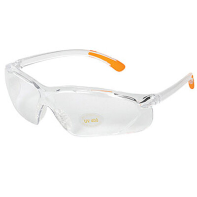 Allen Shooting Glasses Clear Lens Orange Frame Finish 22753
