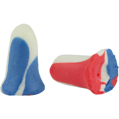 Howard Leight Super Leight Ear Plug 10 Pairs Foam Red White Blue 1891