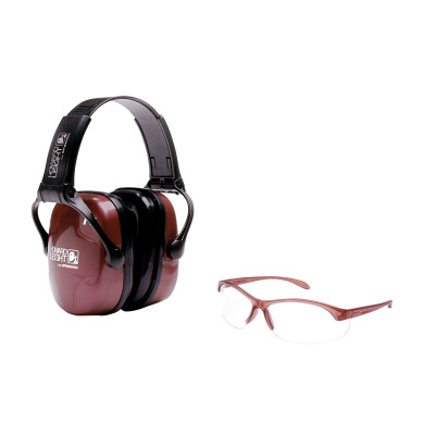 Howard Leight Women's Shooting Combo Kit Dusty Rose R-01727