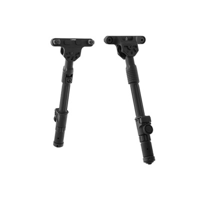 Leapers UTG Recon Flex II Bipod 7"-9" Center Height M-LOK Mounted Black Automatic Leg Extension 