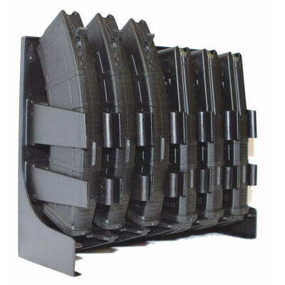 Mag Storage Solutions AK-47/AR-10 Magazine Holder Black