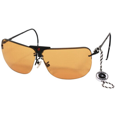 Radians Interchangeable Shooting Glasses with Clear, Orange, and Amber Lens Metal Frame RSG-3LK
