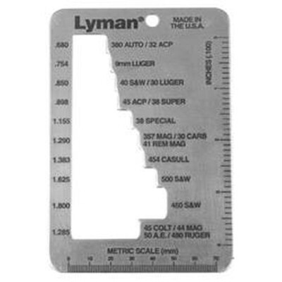 Lyman E-Zee Case Gauge Pistol & Revolver