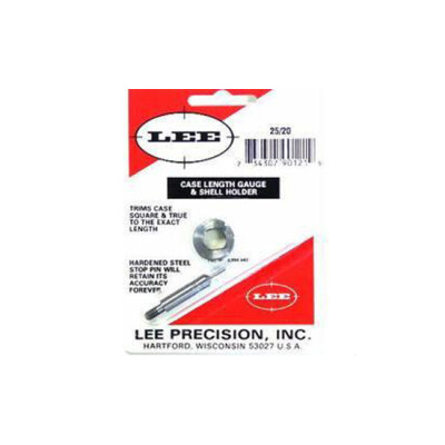 Lee Precision .25-20 Winchester Case Trim Gauge Shell Holder Steel 90121