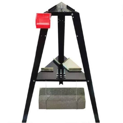 Lee Precision Reloading Stand Predrilled Baseplate Tripod Configuration Steel Black