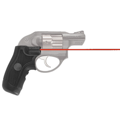 Crimson Trace LG-415 Red LaserGrip For Ruger LCR/LCRX Polymer/Rubber Construction Matte Black
