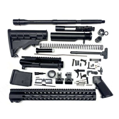 Bowden Tactical AR-15 5.56 NATO Rifle Build Kit 15" Handguard 16" Barrel 10 Round Mag Black 