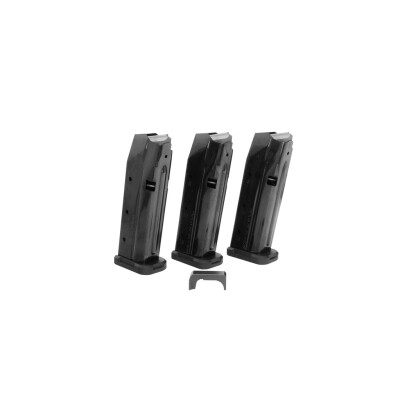 Shield Arms Glock 43X/48 9mm Luger Steel Magazine 15 Rounds Black – Three Pack
