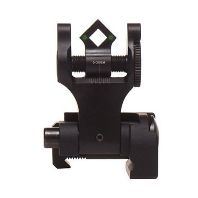 Troy BattleSight Rear Tritium Di-Optic Aperture (DOA) Folding Sight Black SSIG-FBS-TTBT-00