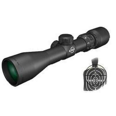 BSA Adjustable Power Edge Handgun Scope 2-7x32mm 1/4 MOA Matte Black