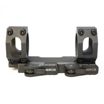 American Defense Manufacturing Recon-SL 1-Piece Scope Mount 34mm Tube Diameter Standard QD Auto Lock Lever Aluminum Black AD-RECON-SL-34