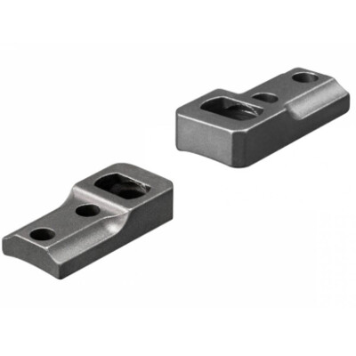 Leupold Dual Dovetail Two Piece Base Mark V RVF Matte Black 51707 Leupold Dual Dovetail Reversible 2 Piece Base Weatherby Mark V Matte Black Finish