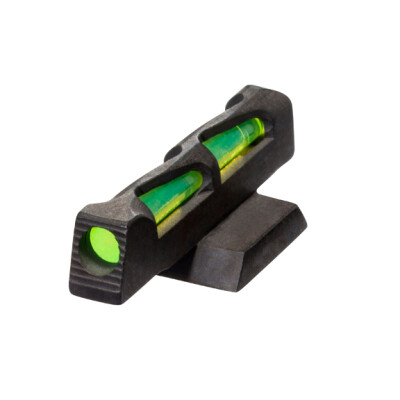 HiViz LITEWAVE Kimber 1911 Fiber Optic Front Sight Red/Green/White Steel Black KB2015