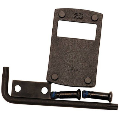 Leupold DeltaPoint Pro Dovetail Mount Kit For 1911 Handguns, Matte Black Polymer/Steel